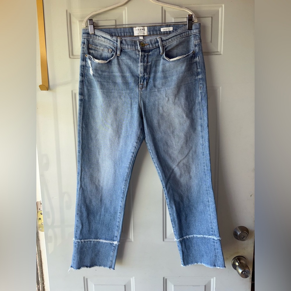 Frame Denim Le Nouveau Straight crop jeans size 33
